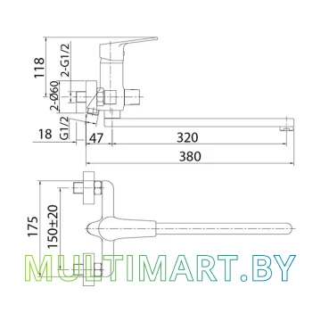 Смеситель Milardo Helic HELSB02M10 картинка 3